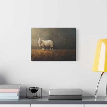 Suffolk "Molly" Sheep Canvas 1.25"