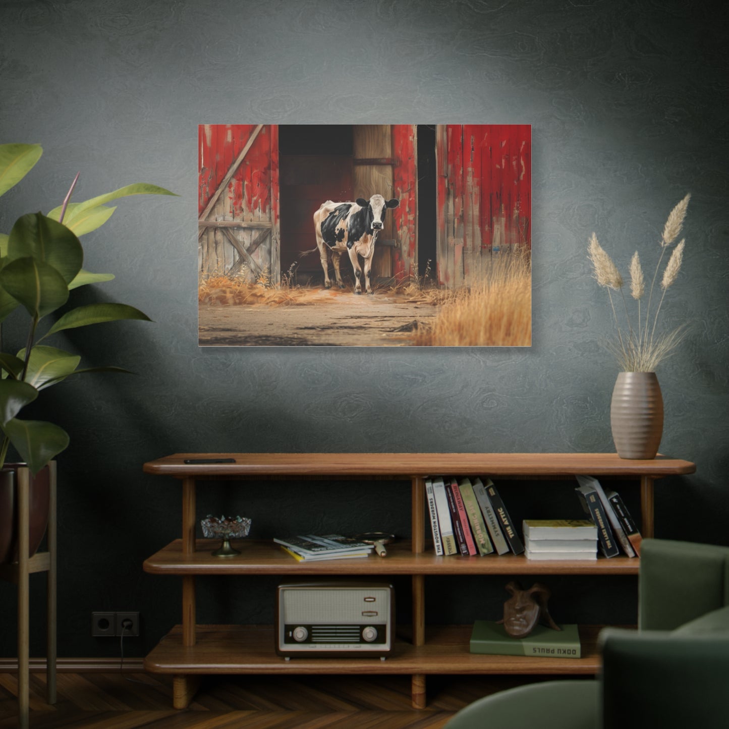 Holstein "Stella" Friesian Cow Canvas 1.25"