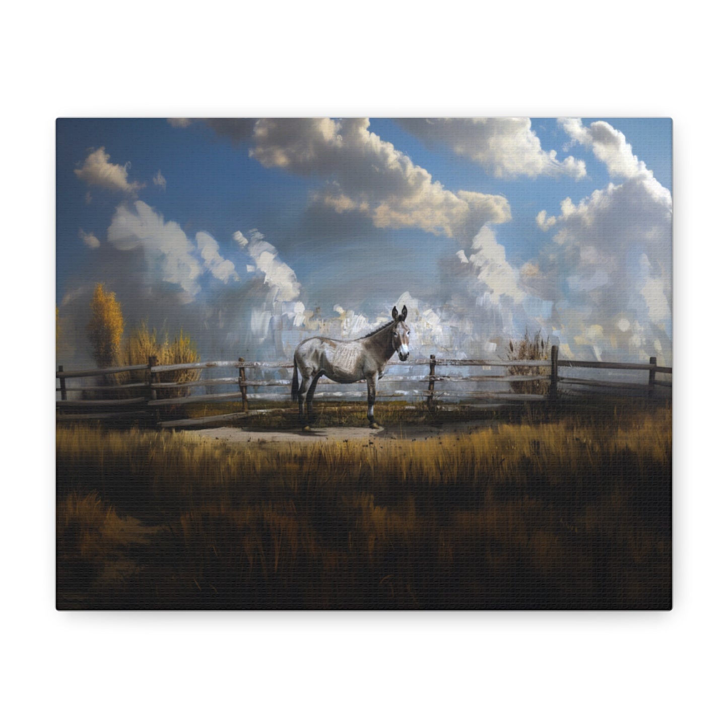 Donkey "Eeyore" Canvas 1.25"