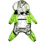 Rainy Day Pet Poncho Lightweight Waterproof Dog Clothing