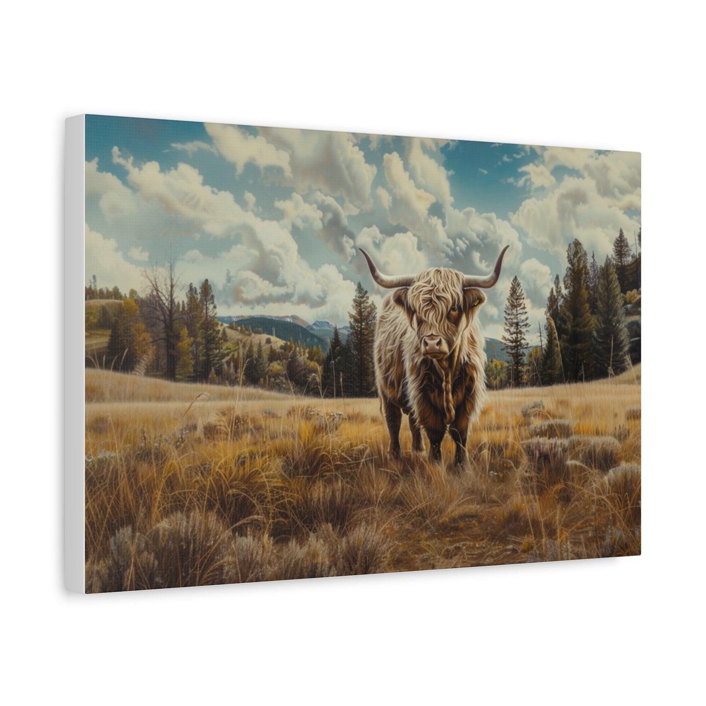 Highland "Bonnie" Cow Canvas 1.25"