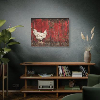 Leghorn "Spice" Chicken Canvas 1.25"