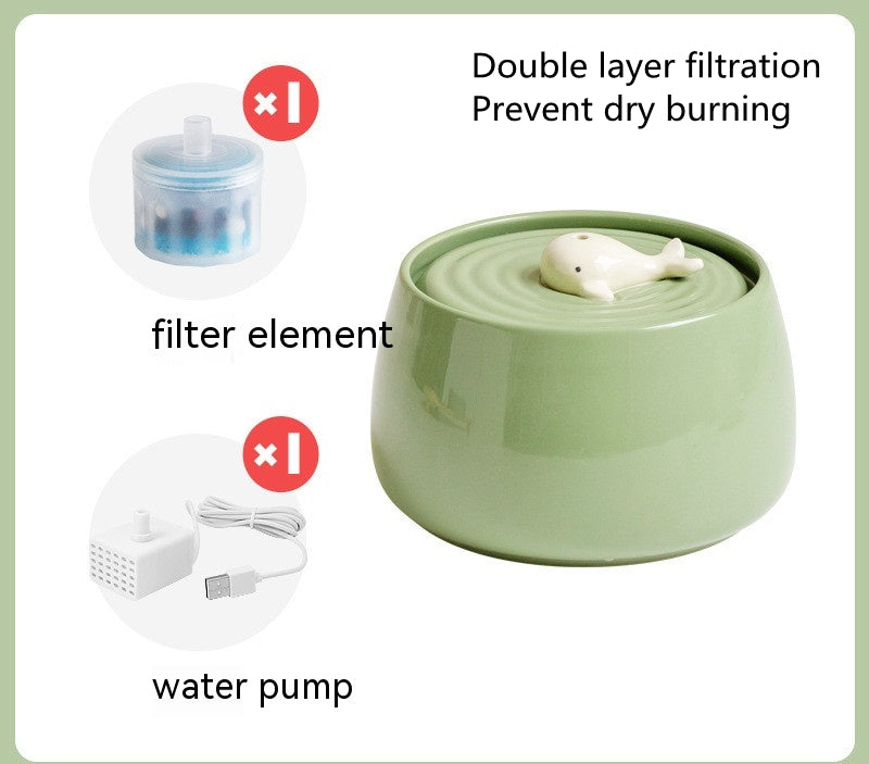 Ceramic Automatic Circulating Filtration Water Dispenser