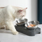 Stainless Steel Cat Dog Food Water Bowl With Stand