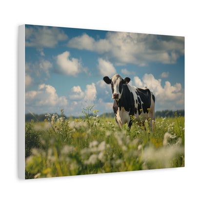 Holstein "Daisy" Friesian Cow Canvas 1.25"