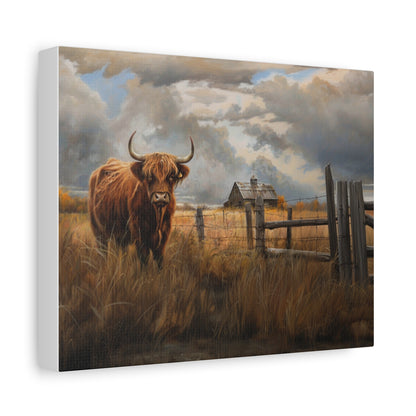 Highland "Fergus" Cow Canvas 1.25"