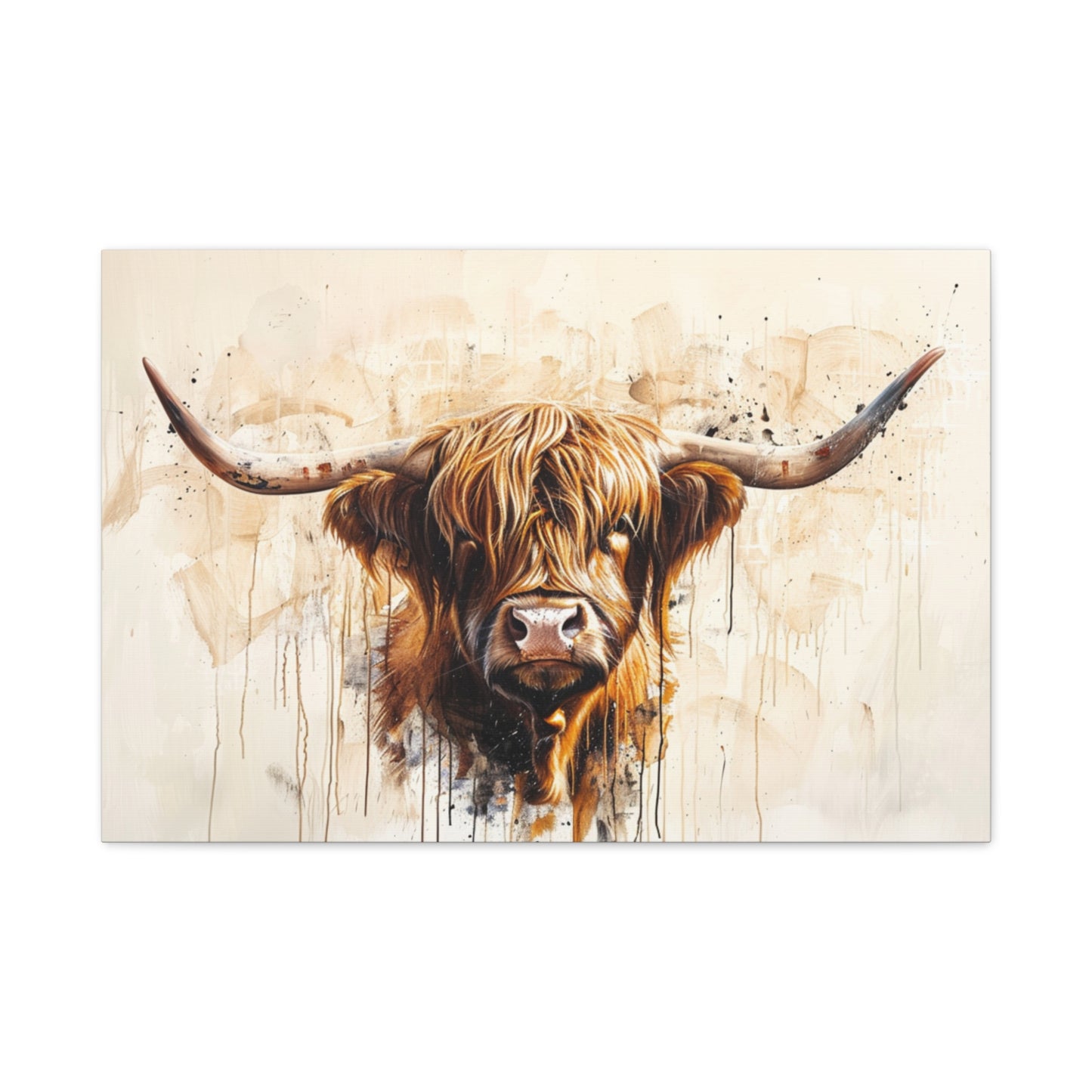 Highland "Red" Cow Canvas 1.25"