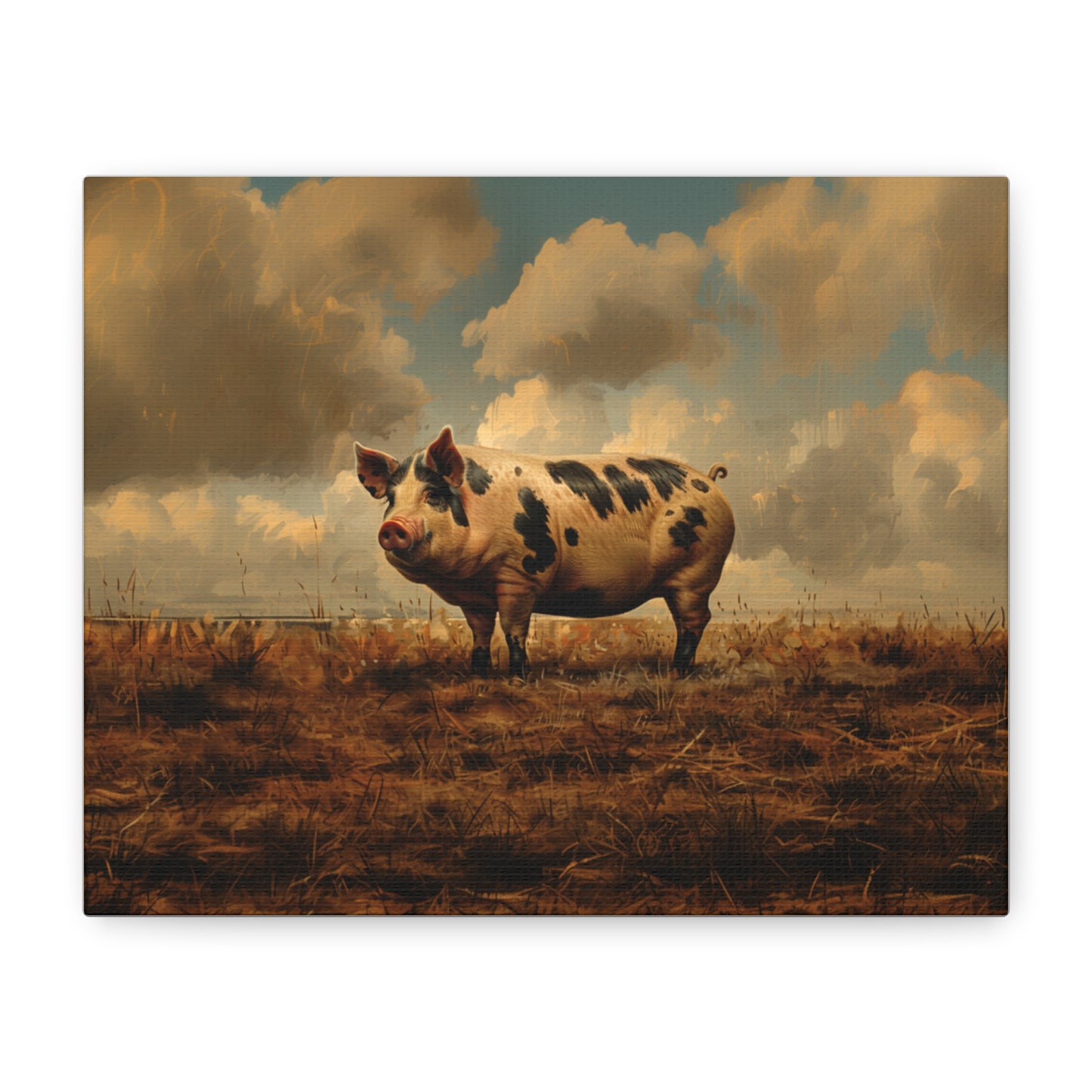 Gloucestershire "Penelope" Pig Canvas 1.25"