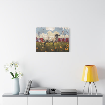 Suffolk "Bella" Sheep Canvas 1.25"