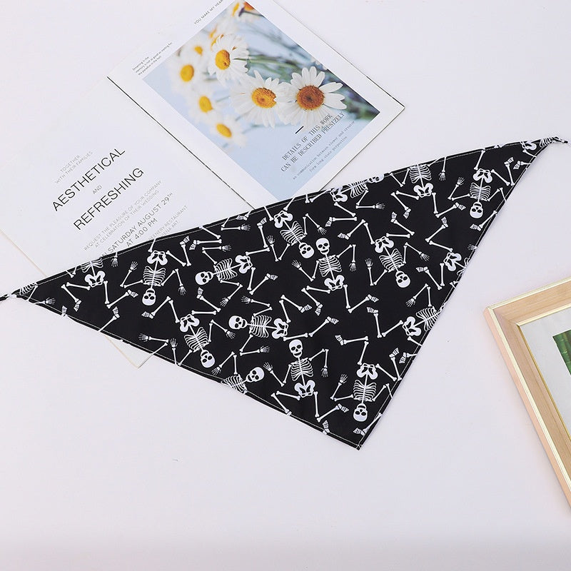 Pet Bandana Triangle Scarf Holiday Christmas Halloween Thanksgiving