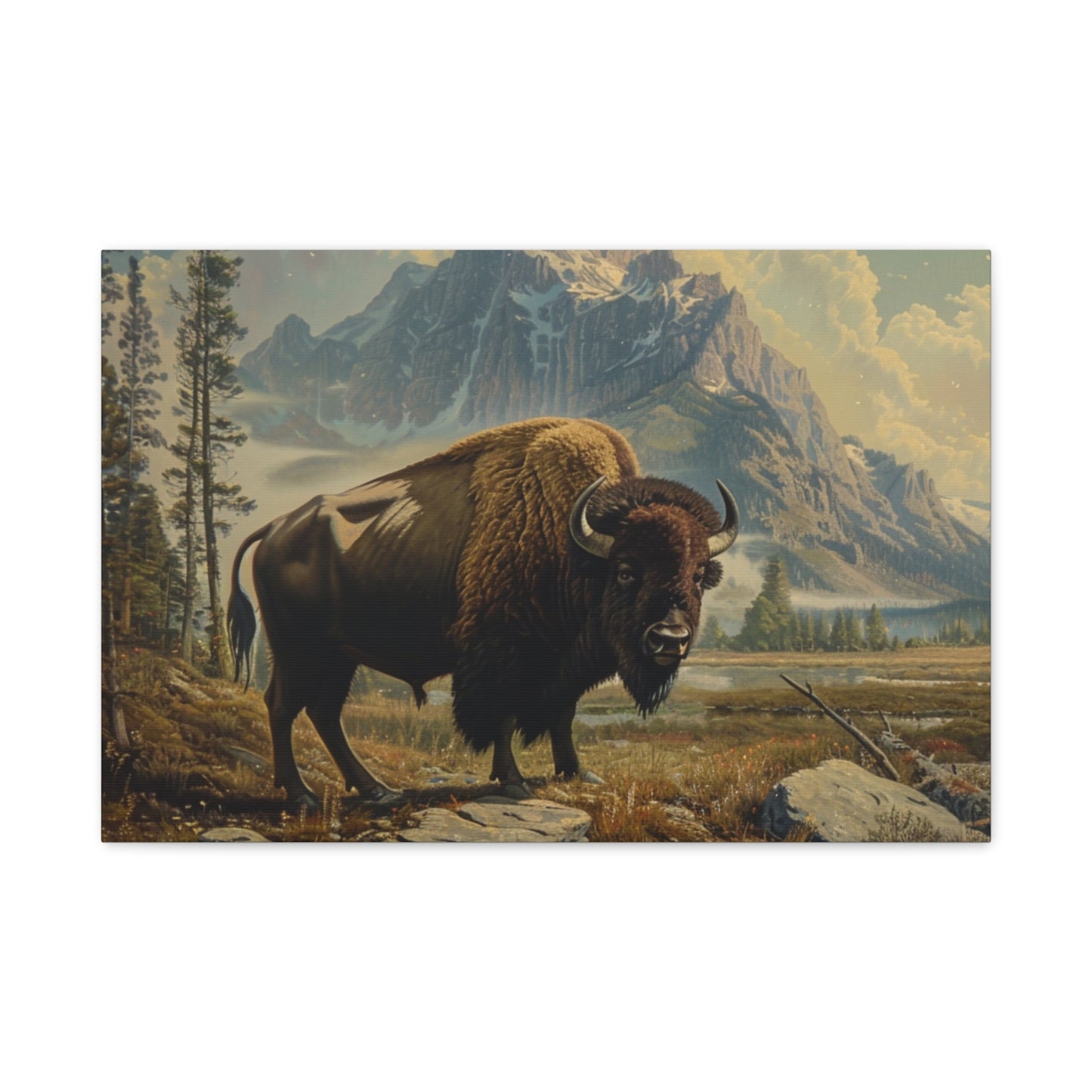 American "Whisper" Buffalo Canvas 1.25"