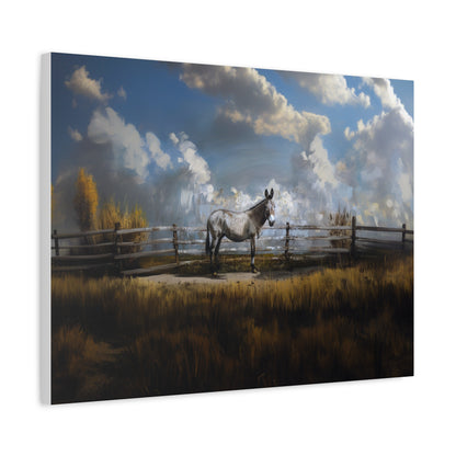 Donkey "Eeyore" Canvas 1.25"