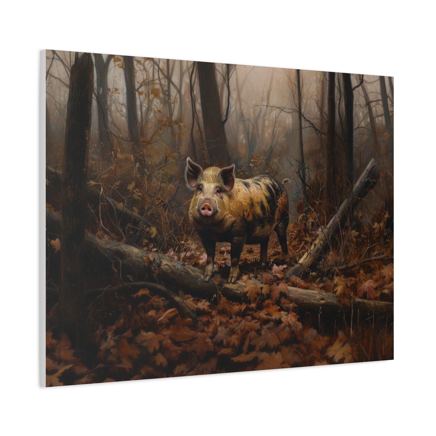 Kune Kune "Koa" Pig Canvas 1.25"