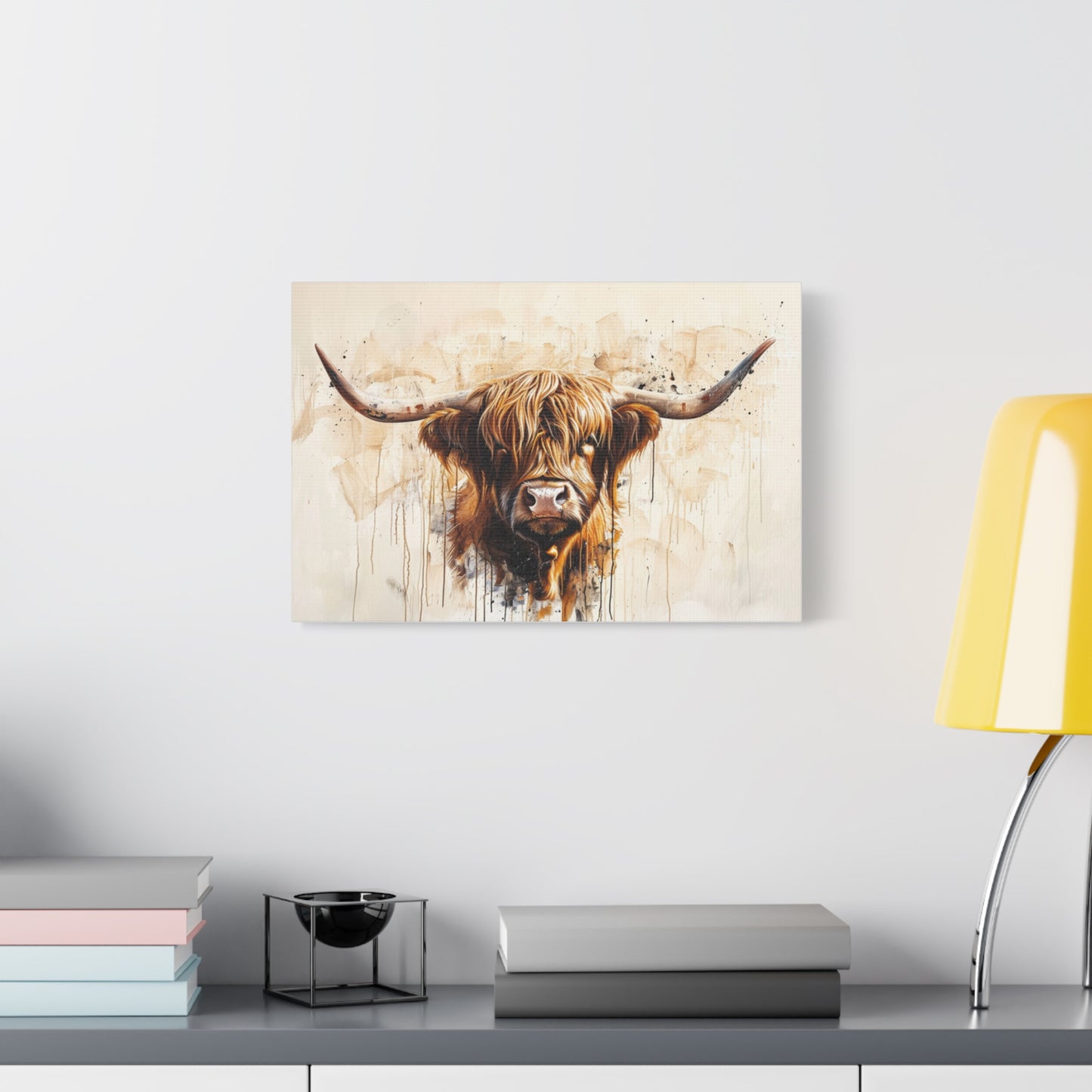 Highland "Red" Cow Canvas 1.25"