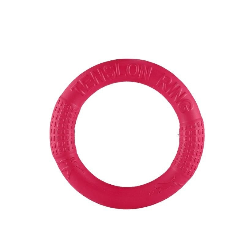 Soft Pull-Ring Flying Disc Dog Training Interactive Toy