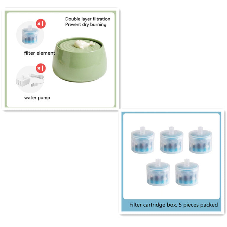 Ceramic Automatic Circulating Filtration Water Dispenser