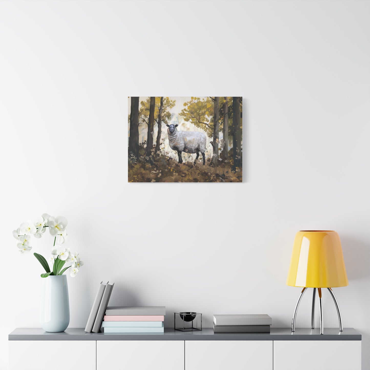 Suffolk "Dolly" Sheep Canvas 1.25"