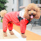 Rainy Day Pet Poncho Lightweight Waterproof Dog Clothing