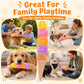 Rainbow Ice Cream Squeaky Plush Dog Tug Toy