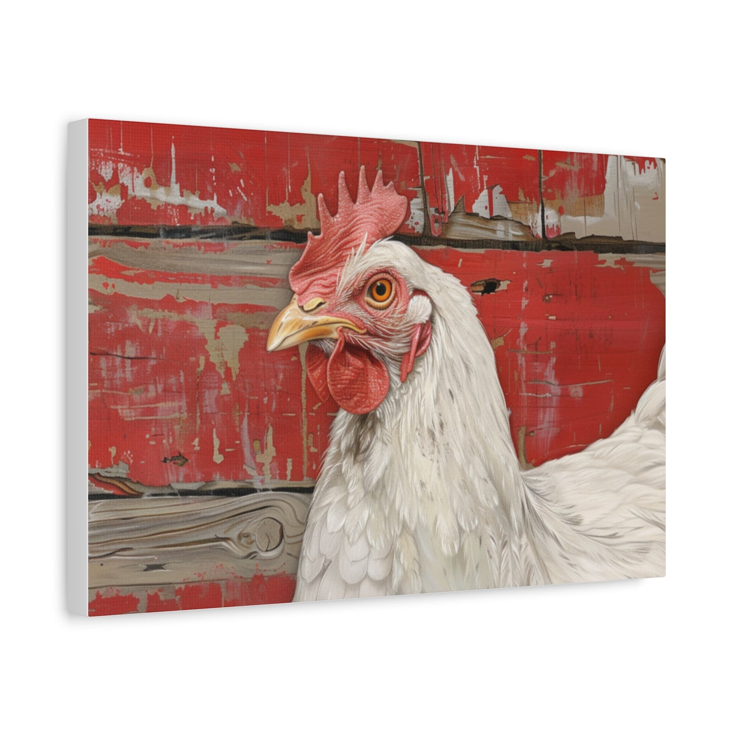 Leghorn "Bella" Chicken Canvas 1.25"