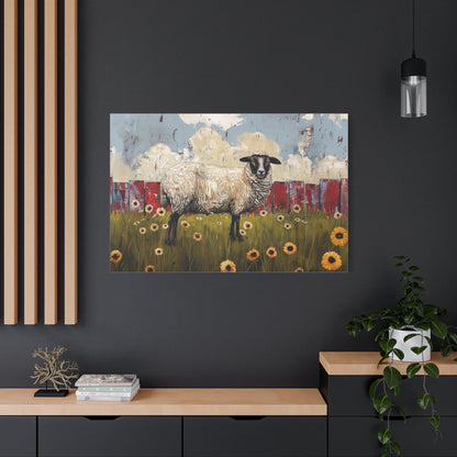 Suffolk "Bella" Sheep Canvas 1.25"