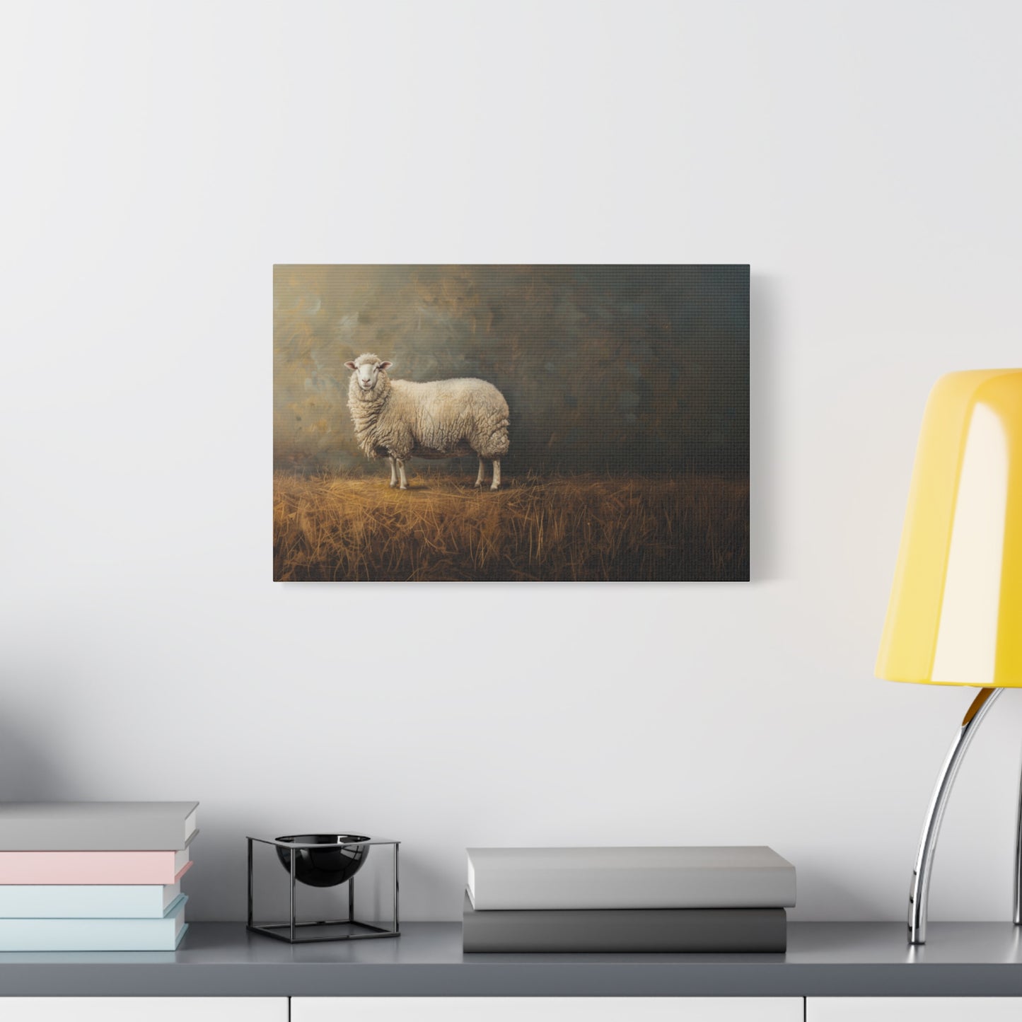 Suffolk "Molly" Sheep Canvas 1.25"