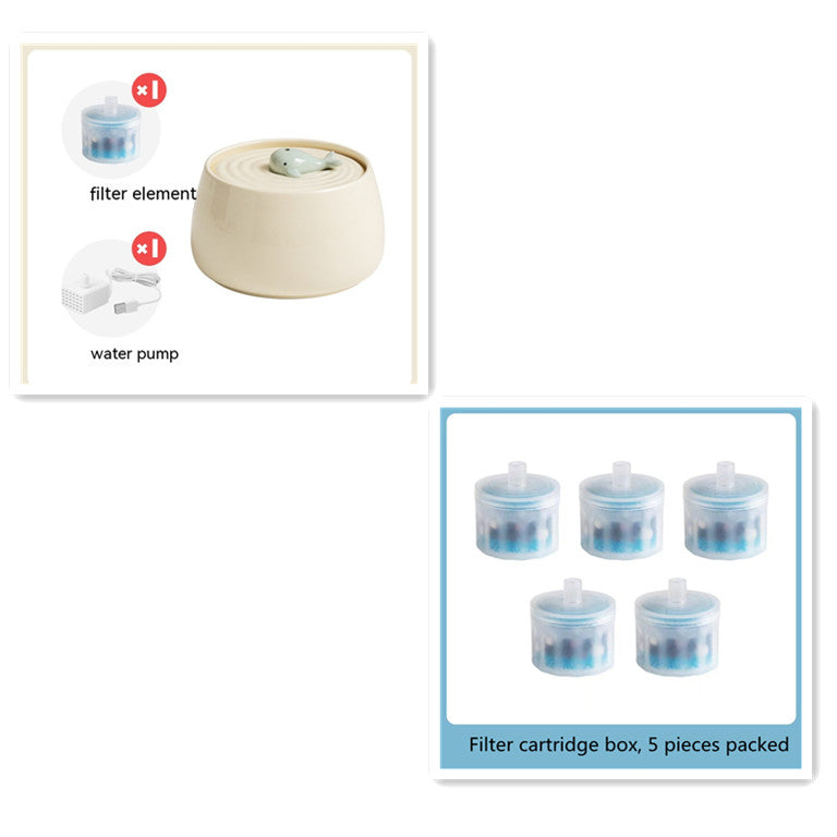 Ceramic Automatic Circulating Filtration Water Dispenser