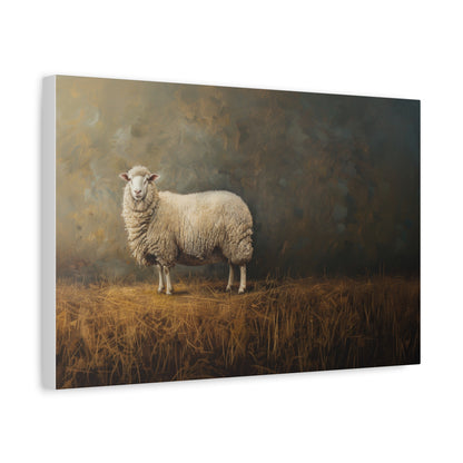 Suffolk "Molly" Sheep Canvas 1.25"