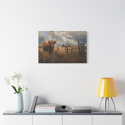 Highland "Fergus" Cow Canvas 1.25"