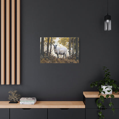 Suffolk "Dolly" Sheep Canvas 1.25"