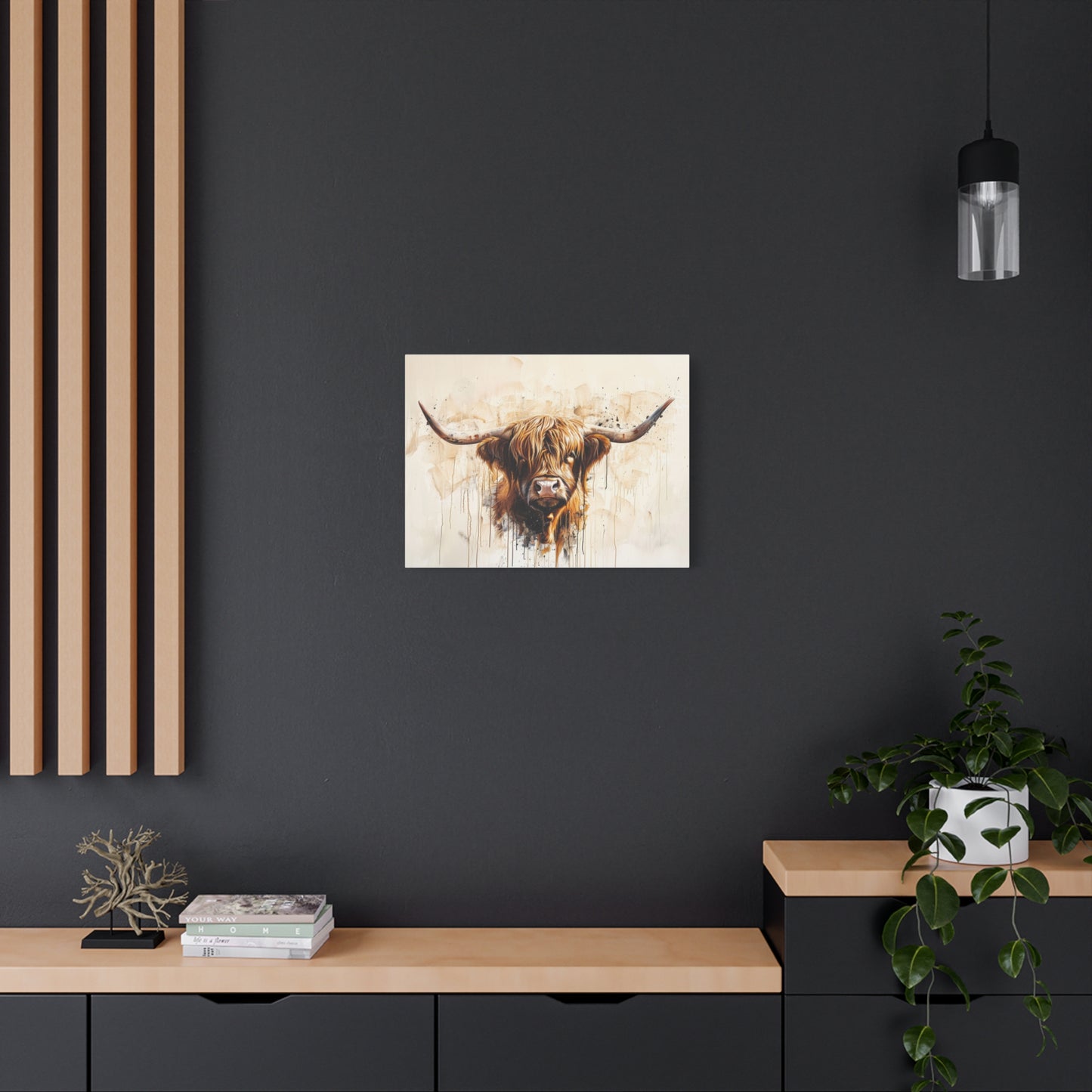 Highland "Red" Cow Canvas 1.25"