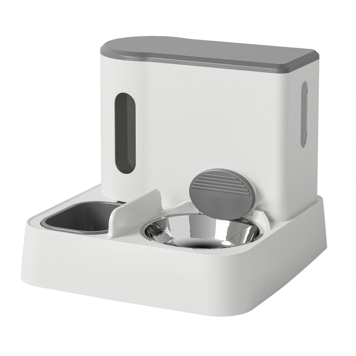 Automatic Cat Feeder Water Dispenser Integrated Double Bowl