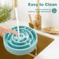 Non Slip Slow Feeder Anti Gulping Dog Bowl