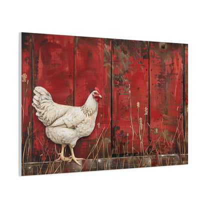 Leghorn "Spice" Chicken Canvas 1.25"