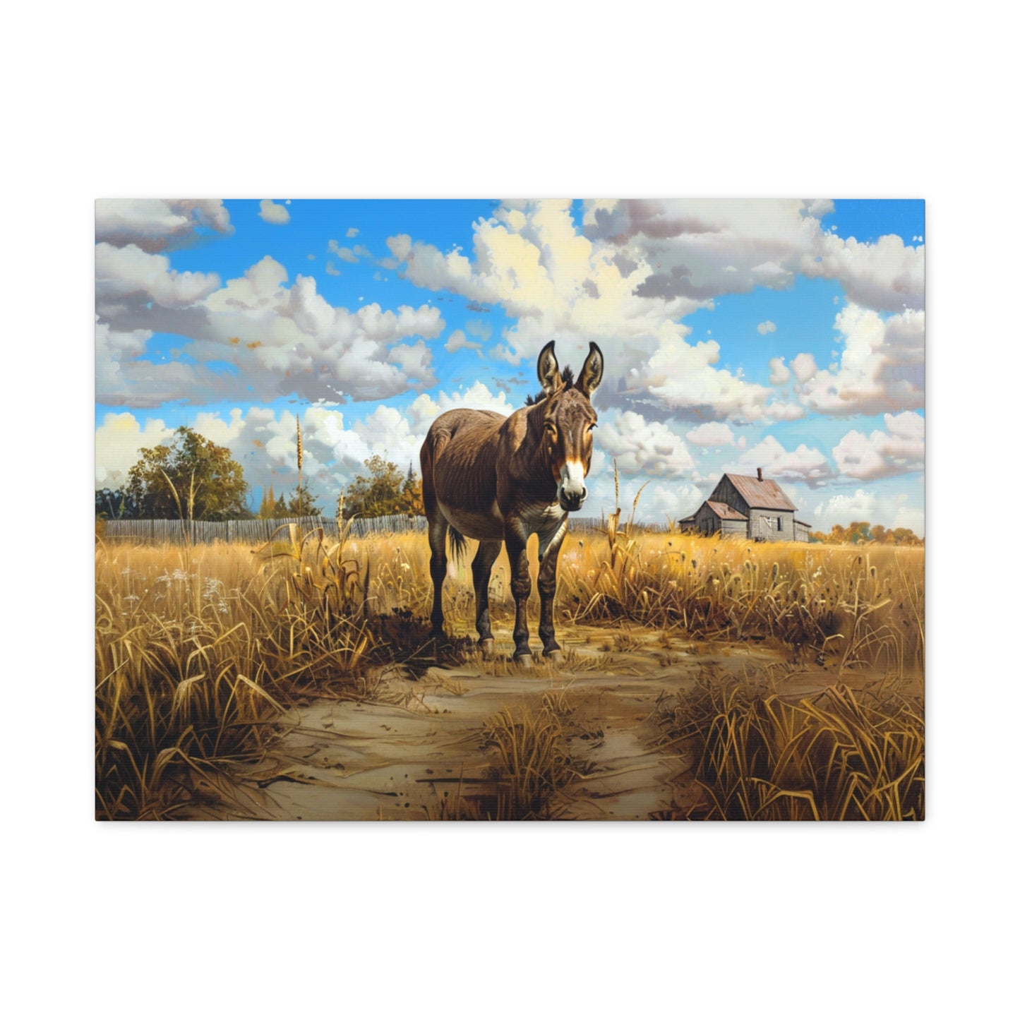 Donkey "Gus" Canvas 1.25"