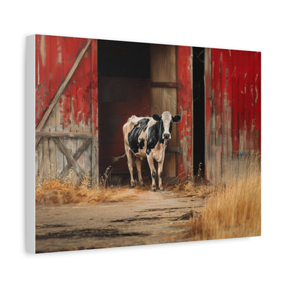 Holstein "Stella" Friesian Cow Canvas 1.25"