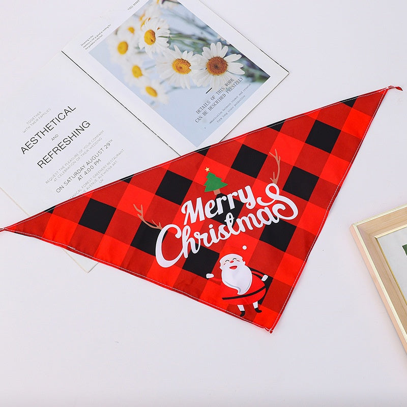 Pet Bandana Triangle Scarf Holiday Christmas Halloween Thanksgiving
