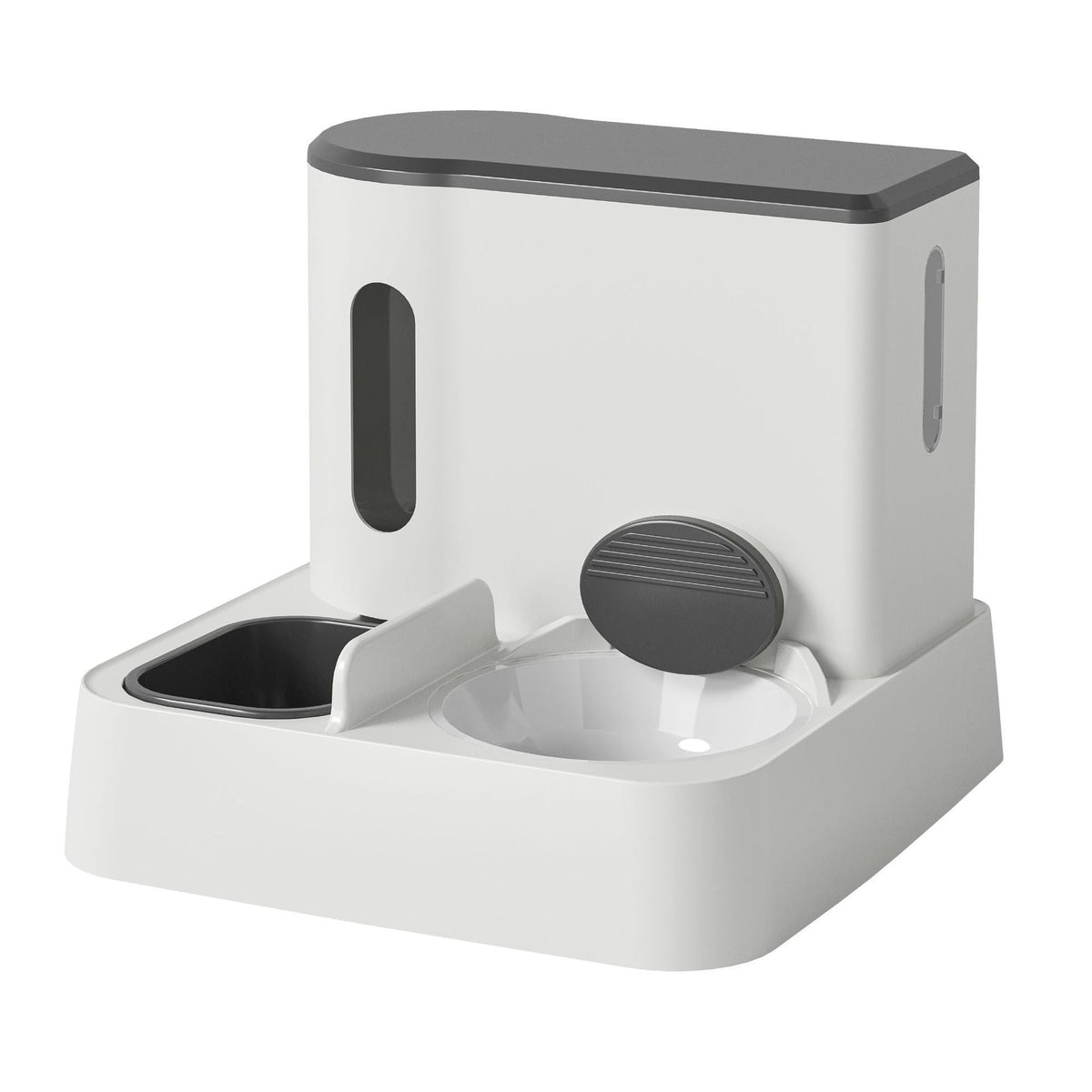 Automatic Cat Feeder Water Dispenser Integrated Double Bowl