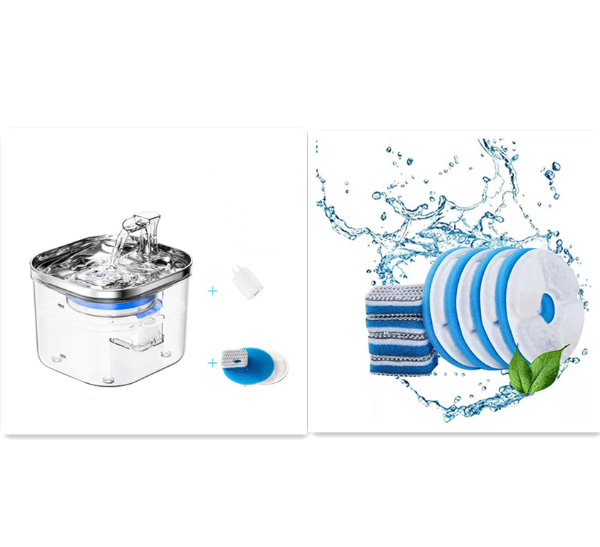 Stainless Steel Automatic Circulation Pet Water Fountain
