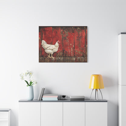 Leghorn "Spice" Chicken Canvas 1.25"