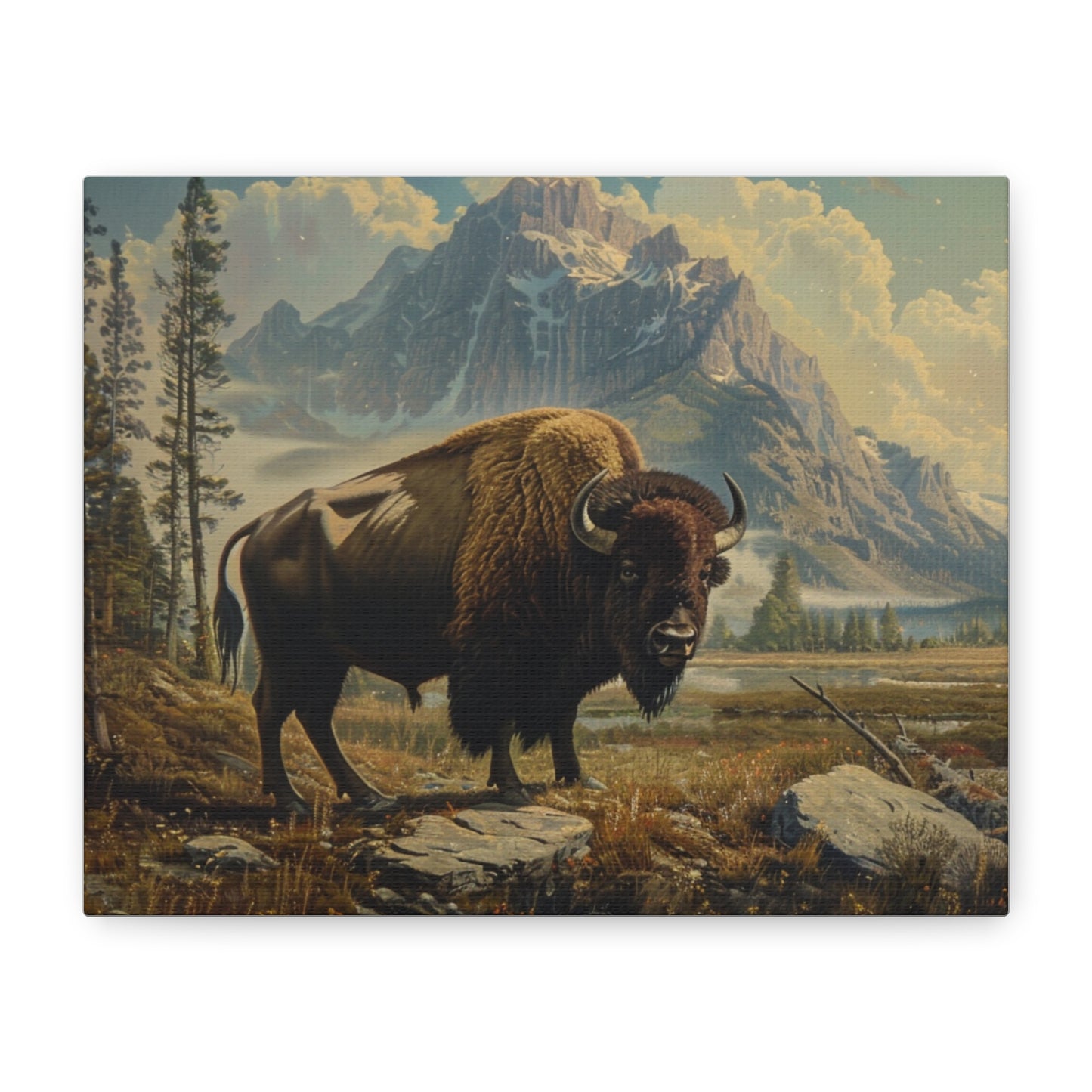 American "Whisper" Buffalo Canvas 1.25"