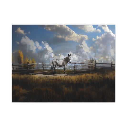 Donkey "Eeyore" Canvas 1.25"