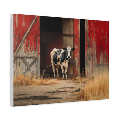 Holstein "Stella" Friesian Cow Canvas 1.25"