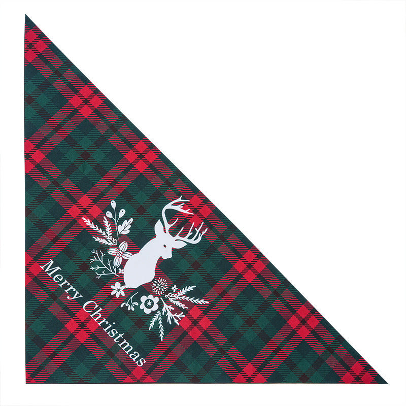 Pet Bandana Triangle Scarf Holiday Christmas Halloween Thanksgiving