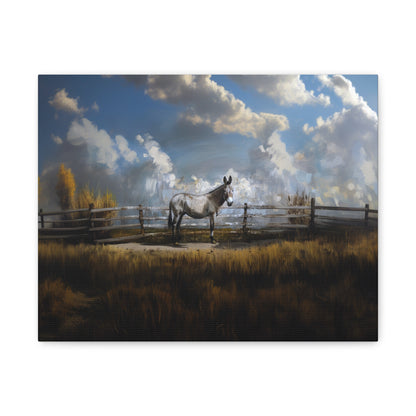 Donkey "Eeyore" Canvas 1.25"