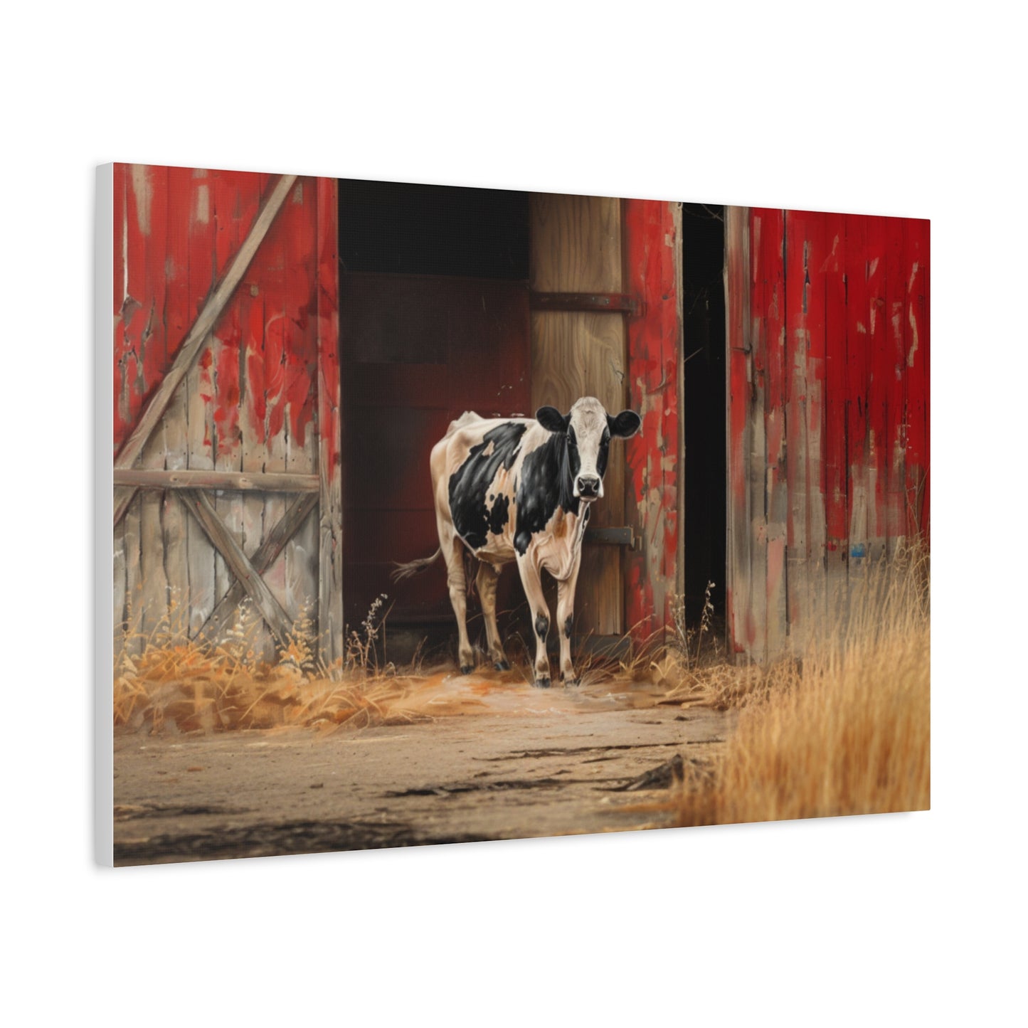 Holstein "Stella" Friesian Cow Canvas 1.25"