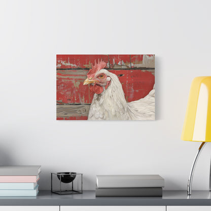 Leghorn "Bella" Chicken Canvas 1.25"