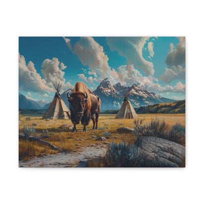 American "Dakota" Buffalo Canvas 1.25"