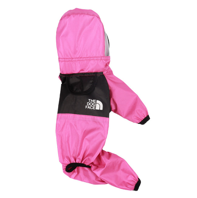 Rainy Day Pet Poncho Lightweight Waterproof Dog Clothing