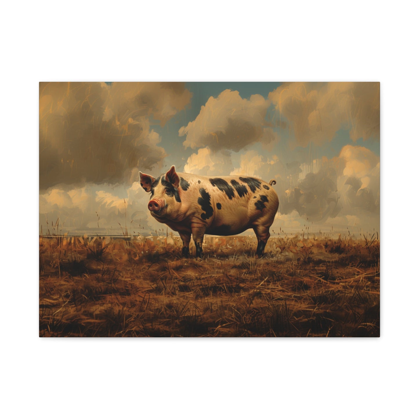 Gloucestershire "Penelope" Pig Canvas 1.25"